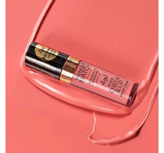 EVELINE WONDER MATCH CHEEK & LIP BLUSH AND LIQUID LIPSTICK 01 4.5ML