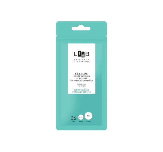 Click on photo to zoom it AA LAAB Clear Skin Solution S.O.S. Clear Cover Blemish Patches 36 pcs