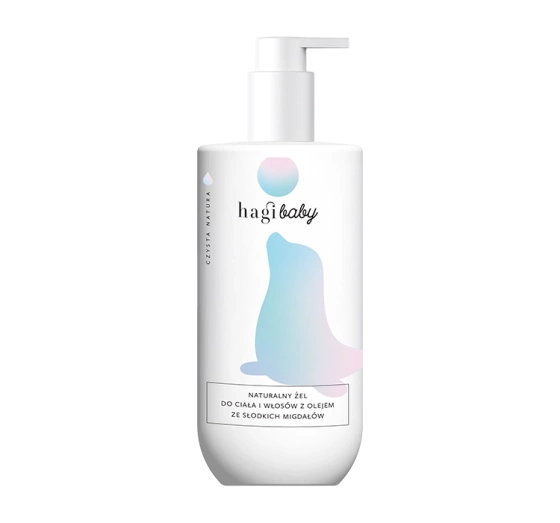 HAGI BABY NATURAL BODY AND HAIR WASH GEL WITH SWEET ALMOND OIL 250ML