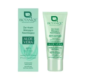 BIOTANIQE ALOE VERA MATTIFYING AND MOISTURIZING FACE GEL-CREAM 50ML