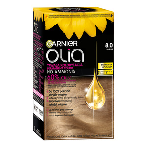 GARNIER OLIA PERMANENT HAIR COLOR NO AMMONIA 8.0 BLONDE