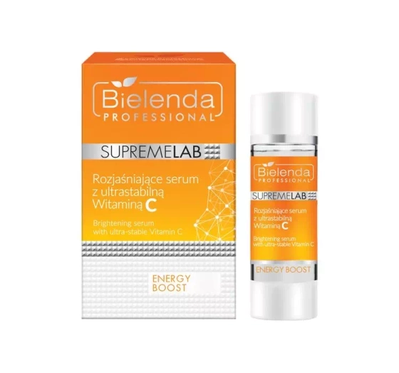 BIELENDA PROFESSIONAL SUPREMELAB ENERGY BOOST BRIGHTENING SERUM WITH VITAMIN C 15ML