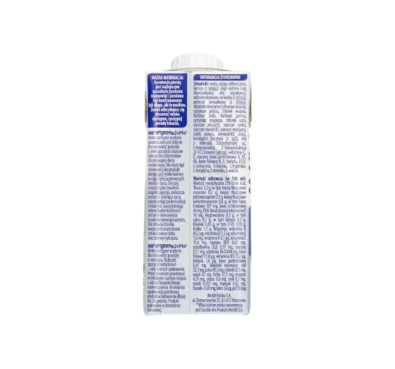 Nestlé NAN Optipro Plus 2 Hm-O Liquid Follow-on Formula for Infants Over 6 Months of Age, 200 ml