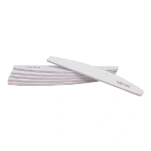 Molly Lac Boat-Shaped Nail Files 100/180 Pack of 10