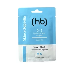 SKINCYCLOPEDIA SHEET MASK WITH 2% HYALURONIC ACID COMPLEX 20ML