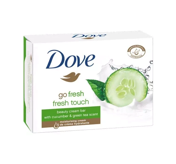 DOVE GO FRESH CREAMY BAR SOAP FRESH TOUCH 100G