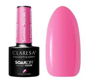 CLARESA SOAK OFF HYBRID NAIL POLISH SUMMER STORIES 6 5ML