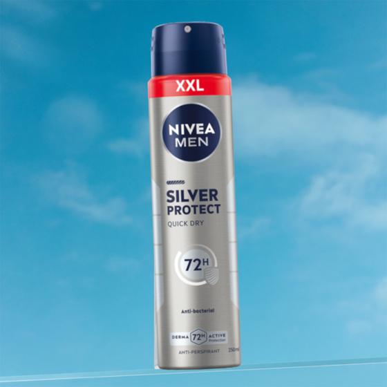 NIVEA MEN SILVER PROTECT ANTIPERSPIRANT FOR MEN SPRAY 250ML 