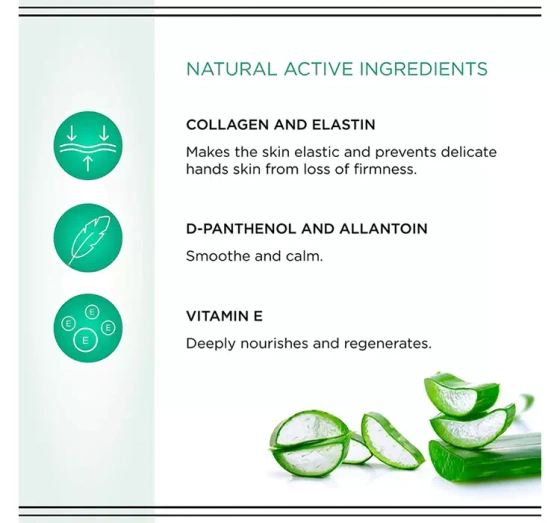 EVELINE GLICERINI BIO ALOE GLYCERIN HAND AND NAIL CREAM 125ML