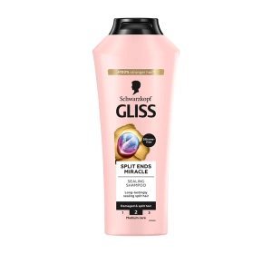 GLISS SPLIT ENDS MIRACLE SHAMPOO FOR DAMAGED HAIR AND SPLIT ENDS 400ML