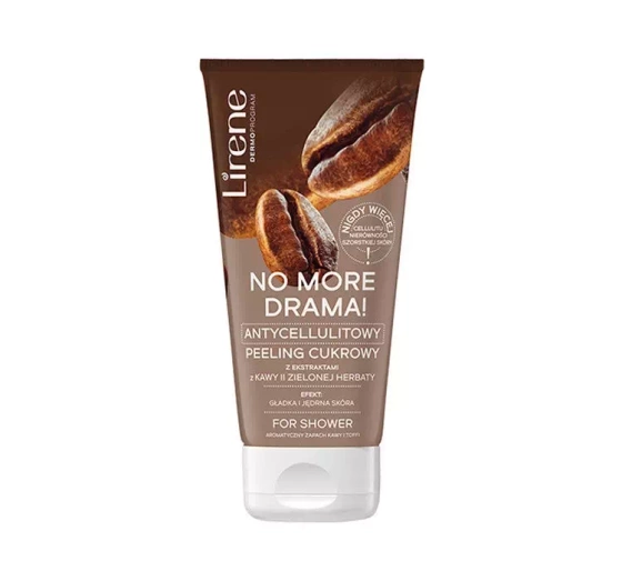 LIRENE NO MORE DRAMA ANTI-CELLULITE BODY SCRUB WITH COFFEE EXTRACT AND GREEN TEA 175G