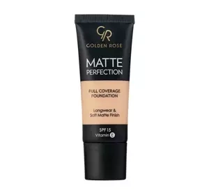 GOLDEN ROSE MATTE PERFECTION FULL COVERAGE FOUNDATION SPF15 C3 35ML