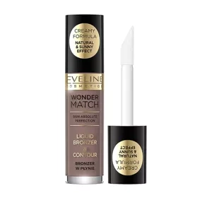EVELINE WONDER MATCH LIQUID BRONZER 01 4.5ML