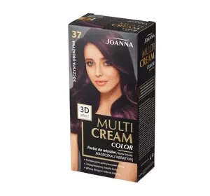 JOANNA MULTI CREAM COLOR PERMANENT HAIR DYE 37 JUICY AUBERGINE