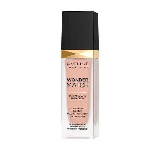 EVELINE WONDER MATCH LUXURIOUS SMOOTHING FOUNDATION 35 SUNNY BEIGE 30ML