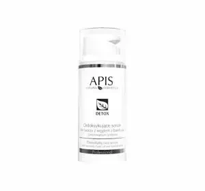 APIS DETOX DETOXIFYING FACE SERUM WITH BAMBOO CHARCOAL AND IONIZED SILVER 100ML