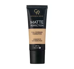GOLDEN ROSE MATTE PERFECTION FULL COVERAGE FOUNDATION SPF15 N6 35ML