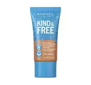 RIMMEL KIND & FREE FACE FOUNDATION 210 GOLDEN BEIGE 30ML