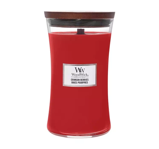 Click on photo to zoom it WOODWICK LARGE JAR CANDLE SCENTED CANDLE CRIMSON BERRIES 610G