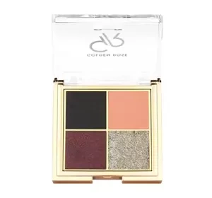 GOLDEN ROSE QUATTRO EYESHADOW PALETTE 01 MIDNIGHT KISS 4x2.2G