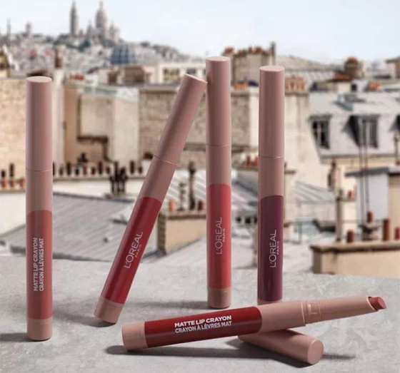 LOREAL MATTE LIP CRAYON LIPSTICK 505 LITTLE CHILI 1.3G