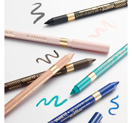 EVELINE VARIETE GEL EYE PENCIL MATTE 13 BLUE SKY