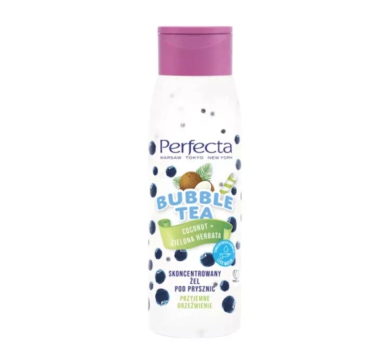 PERFECTA BUBBLE TEA CONCENTRATED SHOWER GEL COCONUT + GREEN TEA 400G