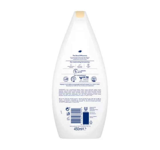 DOVE NOURISHING SILK SHOWER GEL 450ML