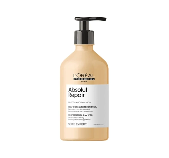 Click on photo to zoom it LOREAL PROFESSIONNEL SERIES EXPERT ABSOLUT REPAIR GOLD HAIR SHAMPOO 500ML