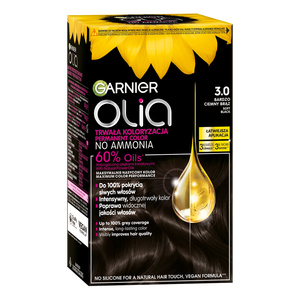 GARNIER OLIA PERMANENT HAIR COLOR NO AMMONIA 3.0 VERY DARK BROWN