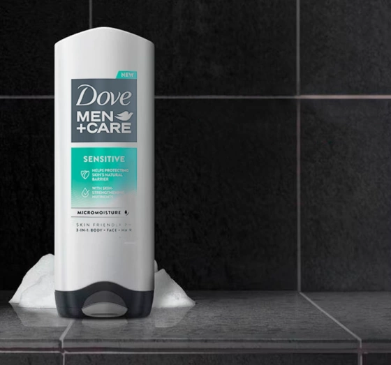 DOVE MEN + CARE SHOWER GEL FOR MEN SENSITIVE 250ML