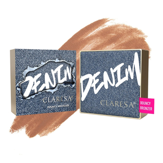 Click on photo to zoom it Claresa Denim Bouncy Bronzer Compact 02 Medium 10g