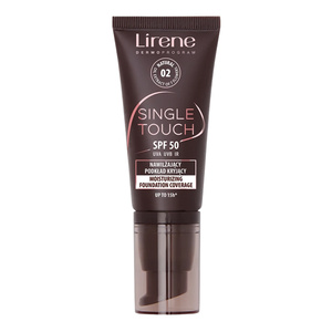 Lirene Single Touch Moisturizing Covering Foundation SPF 50 02 Natural 30ml