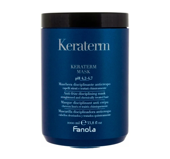 Click on photo to zoom it FANOLA KERATERM HAIR MASK FOR STRAIGHTENED HAIR 1L
