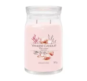 YANKEE CANDLE SIGNATURE SCENTED CANDLE PINK SANDS  567G