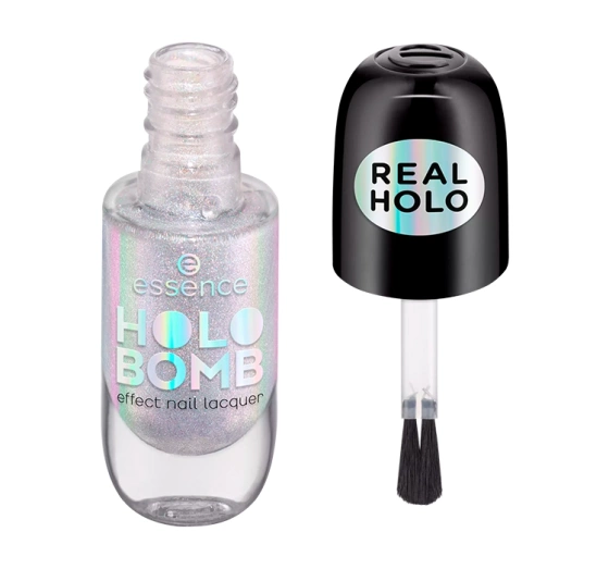 ESSENCE HOLO BOMB NAIL POLISH 01 RIDIN' HOLO 8ML