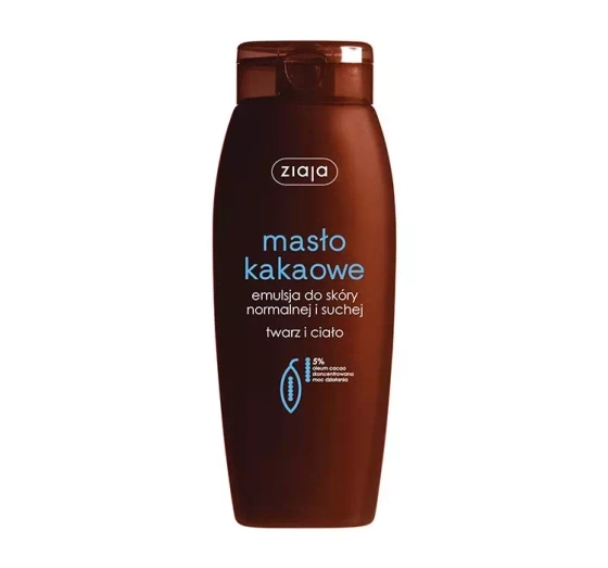 ZIAJA COCOA BUTTER FACE AND BODY EMULSION FOR NORMAL AND DRY SKIN 200ML