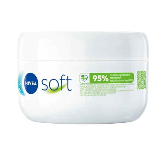 NIVEA Soft Intensely Moisturising Face, Body, and Hand Cream, 300 ml