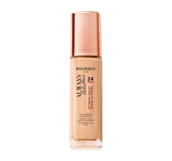 BOURJOIS ALWAYS FABULOUS COVERING FOUNDATION 125 IVORY 30ML