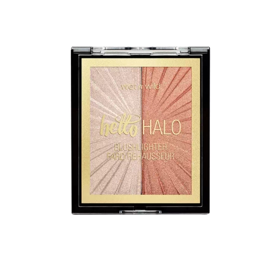 WET N WILD MEGAGLO BLUSHLIGHTER HELLO HALO ILLUMINATING DUO HIGHLIGHT BLING 10G