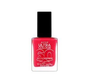 AVON ULTRA COLOR 60 SECOND EXPRESS QUICK DRYING NAIL ENAMEL PINK SQUAD 10ML