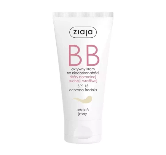 ZIAJA BB CREAM FOR NORMAL AND DRY SKIN LIGHT 