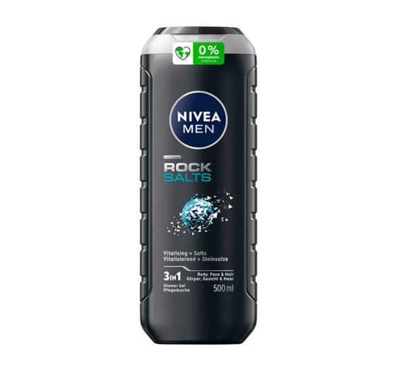 Click on photo to zoom it NIVEA MEN ROCK SALT SHOWER GEL WITH SALT FOR FACE HAIR BODY 500ML