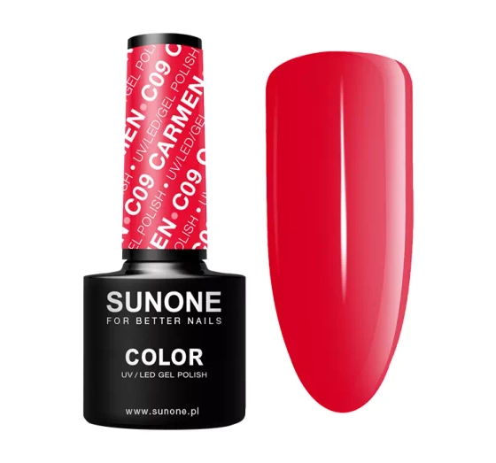 SUNONE COLOUR UV/LED GEL POLISH C09 CARMEN 5ML