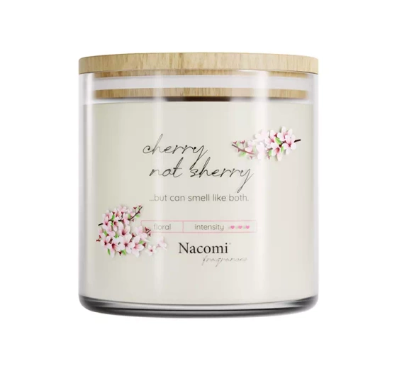 NACOMI FRAGRANCES SOY SCENTED CANDLE CHERRY NOT SHERRY 450G