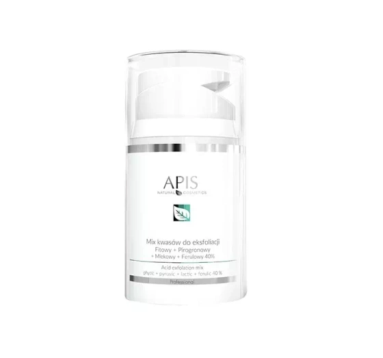 APIS EXFOLIATION ACID MIX - PHYTIC + KETONIC + LACTIC + FERULIC 40% 50ML