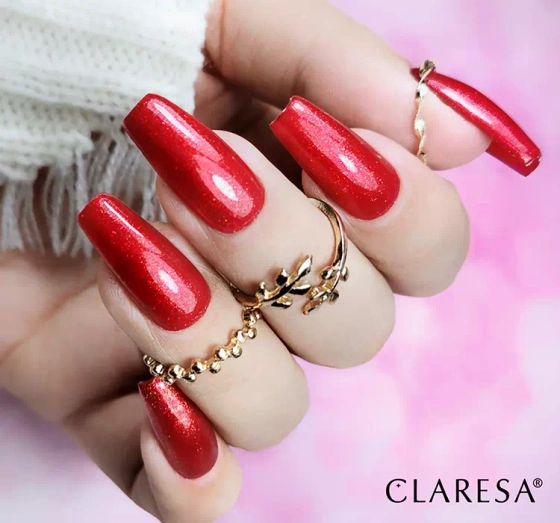 CLARESA SOAK OFF HYBRID NAIL POLISH SPARKLE 7 5G
