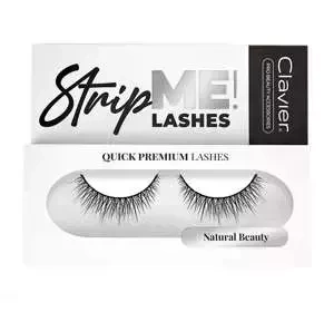 CLAVIER STRIP ME LASHES STRIP LASHES FALSE LASHES 827 NATURAL BEAUTY