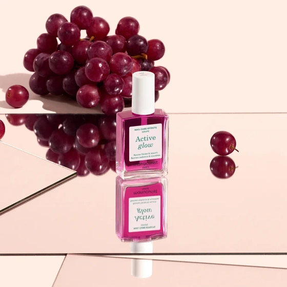 Manucurist Active Glow Nourishing Nail Polish Grape 15ml