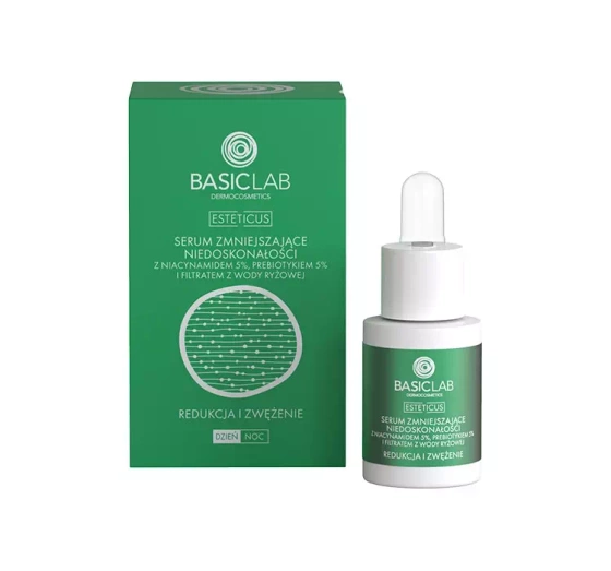 BASICLAB ESTETICUS ANTI-IMPERFECTIONS SERUM WITH NIACINAMIDE 5% DAY/NIGHT 15ML